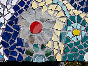 Beautiful creative handmade DIY mosaic work