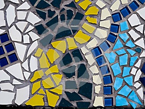 Beautiful creative handmade DIY mosaic work