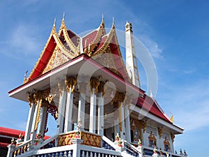 Beautiful crematorium at Thai temple