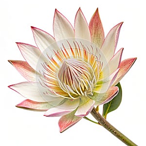 Crown flower beautiful flower isolated on white background photo