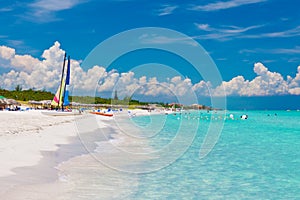 The beautiful cuban beach of Varadero