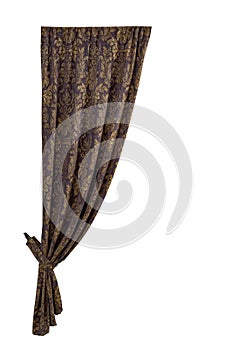 A beautiful curtain with a catch.