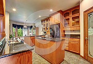 Beautiful custom designed kitchen room with gorgeous granite.