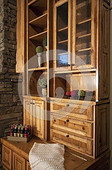 Beautiful custom home bookcase