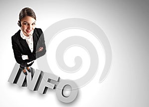 Beautiful Customer Representat