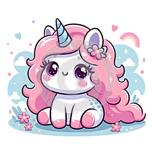 Beautiful cute adorable Unicorn