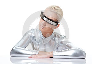 Beautiful cyber woman