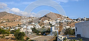 Beautiful Cycladic architecture of Ios Island.