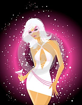 Beautiful dancing girl