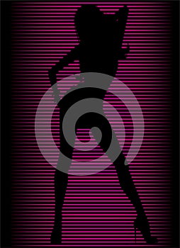 Beautiful dancing girl