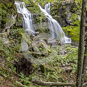 The beautiful Dardagna waterfalls, Corno alle Scale natural park, Lizzano in Belvedere, Bologna, Italy photo