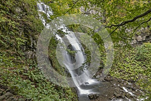 The beautiful Dardagna waterfalls, Corno alle Scale natural park, Lizzano in Belvedere, Bologna, Italy photo