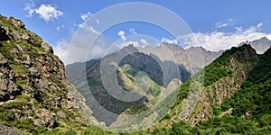 Dariali Gorge near the Kazbegi city