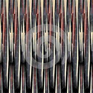 Beautiful dark line in retro style abstract geometric background vector illustration