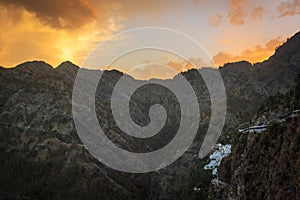 A beautiful dawn at Vaishno Devi