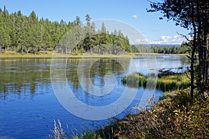 Beautiful Day along Henry`s Fork - Idaho