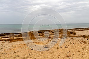 Hermoso sobre el Playa en, Túnez 