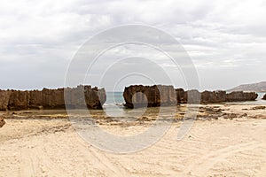 Hermoso sobre el Playa en, Túnez 