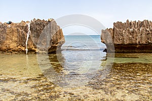 Hermoso sobre el Playa en, Túnez 