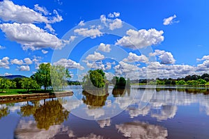 Beautiful day on Lake Burley Griffin