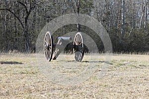 Cannon at the Military park photo