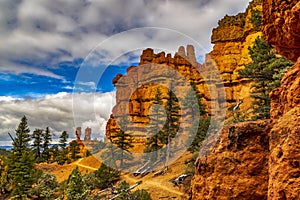 Beautiful daytime view of the Red Canyon in the Dixie National Forest, Utah, USA