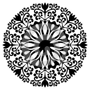 Beautiful Deco Mandala Vector.Mandala. Ornamental, arabic.