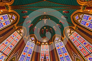 Beautiful Decorated Catholic Church Interior