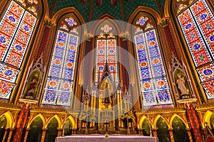 Beautiful Decorated Catholic Church Interior