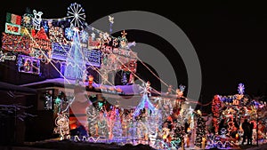 Beautiful Decorated Christmas House in Toronto