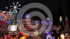 Beautiful Decorated Christmas House in Toronto