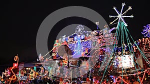 Beautiful Decorated Christmas House in Toronto