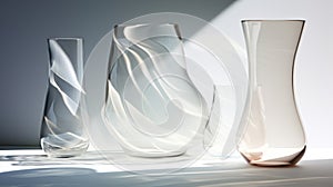 Beautiful Decorative Objects - transparent vases