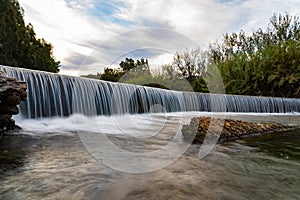 Beautiful deep forest waterfall in South Africa Robertson