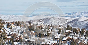 Beautiful Deer Valley Ski Resort in Park City, Utah