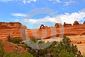 Beautiful Delicate arch at Arches National Park in Utah