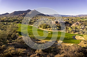 Beautiful desert golf course