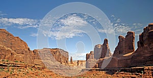 Beautiful Desert Landscape and Rock Formations