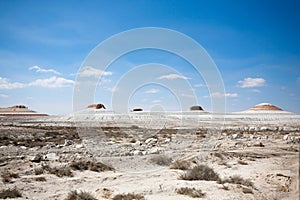 Beautiful desertic landscape, Mangystau region, Kazakhstan photo