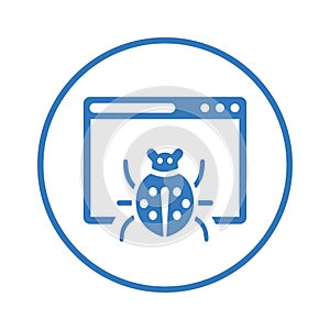 Computer, Bug, fixing, repair, virus icon