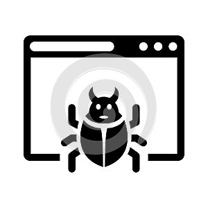 Computer, Bug, fixing, repair, virus icon
