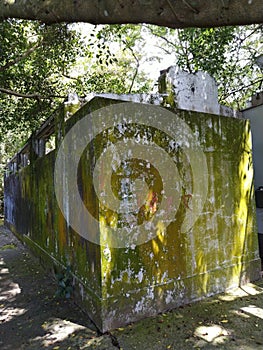 Beautiful  design onside old Toilet  Old history site in hongkong Kenedy town mount Davis Path Hike