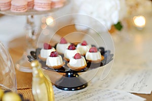 Beautiful desserts, sweets and candy table