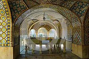 Beautiful detail of the Golestan Palace, Iran.