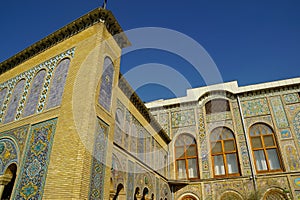 Beautiful detail of Golestan Palace, Iran.