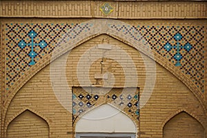 Beautiful detail of Vank Cathedral, Isfahan, Iran.