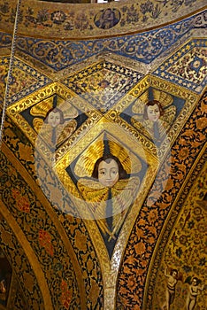 Beautiful detail of Vank Cathedral in Isfahan,Iran.