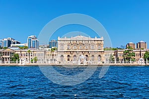 Beautiful Dolmabahce Palace by the sea, Istanbul, Turkey