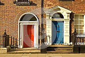 Beautiful doors in Dublin