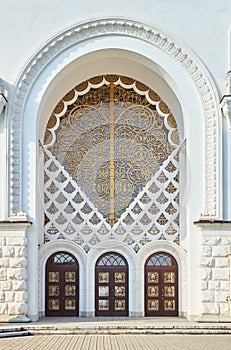 Beautiful doors of the old theater